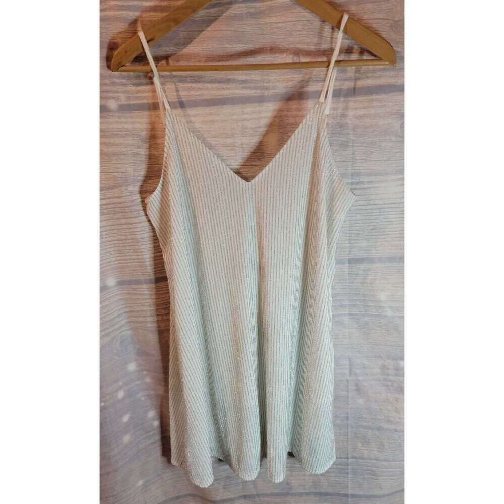Say What Lurex Tank Dress NWT